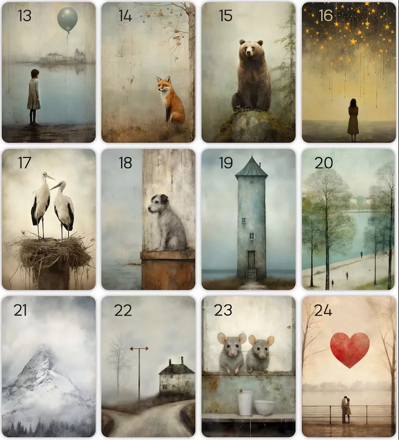Silver Night Lenormand